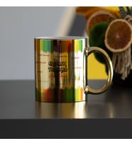 English Teacher Gold Kupa Bardak008