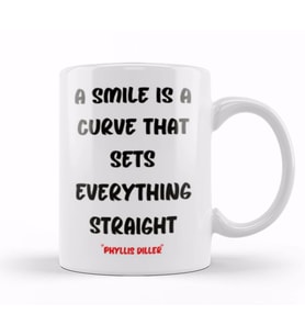 Smile Emoji Quotes Funny Love Gift Kupa Bardak Porselen