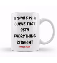 Smile Emoji Quotes Funny Love Gift Kupa Bardak Porselen