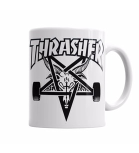 , Thrasher  skate, skateboard  Kupa Bardak Porselen