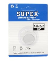 Supex CR2325 3 Volt Lityum Pil Tekli