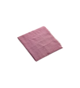 Flamlı Kare Pamuklu Örtü  - K.Pembe