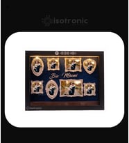 İsotronic Kişiye Özel Fotoğraf Çerçevesi – Biz Müzesi Lacivert Amber Led
