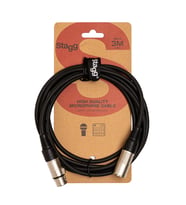STAGG SMC3 3 METRE MİKROFON KABLOSU (XLR DİŞİ - XLR ERKEK)