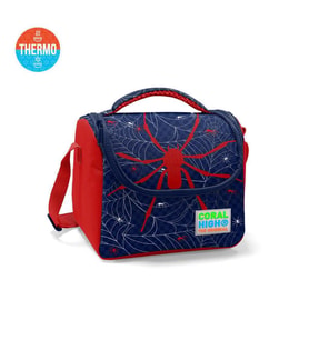 Coral High Kids Lacivert Kırmızı Örümcek Desenli Thermo Beslenme Çantası 11720