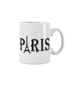 Paris Eyfel Şehir Temalı Baskılı Kupa Bardak
