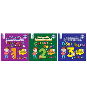 Matematik İşlem Becerisi Seti (3 Kitap)