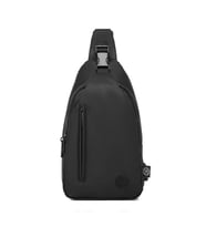 Gumi Kumaş Smart Bags Uniseks Bodybag Omuz Çantası 8654 (Siyah)