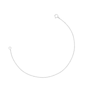 Gümüş 15 cm Kolye Ek Zinciri