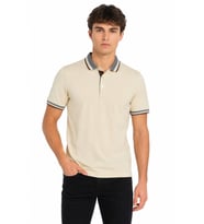 Erkek Polo Yaka Kısa Kollu Tişört Regular Kalıp T6096 BGL-ST05549