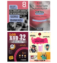 TUDEM YAYINLARI LGS T.C İNKILAP TARİHİ BECERİ TEMELLİ SORU BANKASI - T.C İNKILAP TARİHİ KLAVUZ DENEM