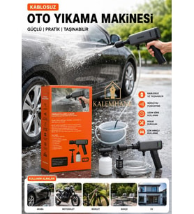 Kalemhane Şarjlı Oto Yıkama Seti