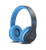P47 Bluetooth 5.0 Kulak Üstü Kulaklık Gri - Mavi