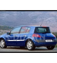 Renault Megane Uyumlu 2 Krom Yan Kapı Çıtası 4 Parça 2004-2005