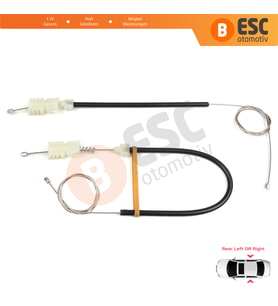 Nissan Pathfinder MK3 R51 2004-2015 82721EA500 İçin Elektrikli Arka Cam Kriko Tamir Seti