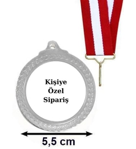Kişiye Özel Madalya - Ödül Madalyası - Turnuva Madalyası ( 20 Adet ) (Gümüş)