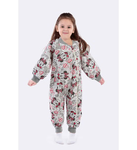 Begisa Elyaf Dolgulu 2.5 Tog Mickey Desen Çocuk Uyku Tulumu
