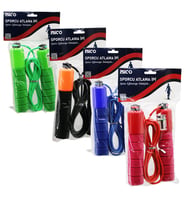 SAYAÇLI RENKLİ SİLİKON İP ATLAMA İPİ SÜNGERLİ RENKLİ PLASTİK TUTACAK
