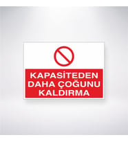 Kapasiteden Daha Çoğunu Kaldırma 21x28 Arkası Yapışkanlı Levha