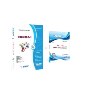 Egem Yayınları Aöf Açık Öğetim Sosyoloji 1 Sınıf 2 Dönem (bahar) Konu Anlatımlı Soru Bankası +çıkmış (Çok Renkli)