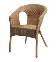 Rattan Koltuk, Rattan-Bambu, Mindersiz