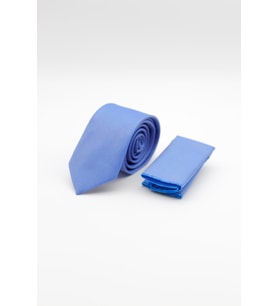 Mavi 6 Cm Kuş Gözü Desen Kravat 1090235101