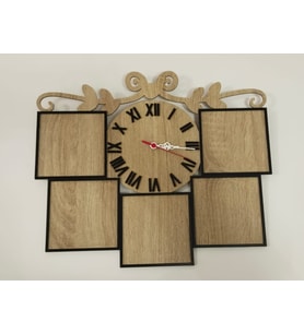 Resim çerçeveli Duvar saati Çok Modern ve Şık tasarım -23