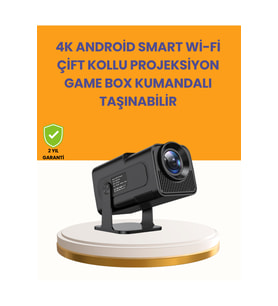 HCS350pro 1080P Full HD Taşınabilir Projektör, Kompakt ve Yüksek Kalite