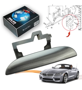 Bmw Z4 E85 2002-2009 Metal Sol Dış Kapı Kolu