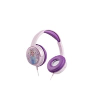 Kablolu Mikrofonlu Kulaklık Disney Frozen Karlar Ülkesi Anna Elsa Kulaklık Lisanslı DY-6513-FZ2 5 ADET STİCKER İLE BİRLİKTE (Lila)