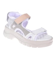 Sms Cırtlı Comfort Kadın Sandalet SMS-4740 BEYAZ