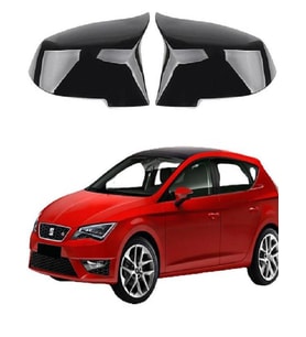 Seat Leon 2013- Araca Özel Batman Yarasa Ayna Kapağı Pianoblack