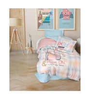 Cotton Box Genç Ranforce Nevresim Takımı Tek Kişilik Smile Mint