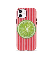 iPhone 12 Vorian Çift Katmanlı MagSafe Kılıf Lime Slice Pop
