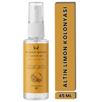 Bursa Şehir Kolonyaları, Altın Limon Kolonyası, 45 ml, Sprey, Cep Boy, 80°
