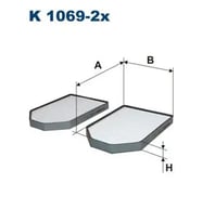 FILTRON K10692X Polen Filtresi 4D0819439 4D0898438