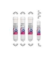 12 Inç Kapalı Kasa Su Arıtma Cihazı Membransız Tam Set (4 Filtre) (Beyaz)