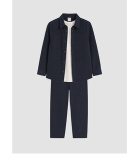 LCW Kids Lacivert Erkek Çocuk Gabardin Takım