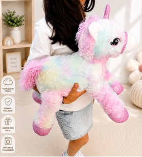45 cm Pastel Unicorn Peluş Oyuncak – Yumuşacık Sevimli Hediye Unicorn