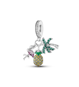 Fubena Ananas, Palmiye Ve Flamingo Sallantılı Charm