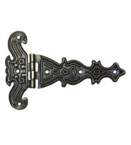Dekoratif, Sac Tek Kuyruklu Menteşe - 69x102 Mm, Büyük, Antik, 1 Adet