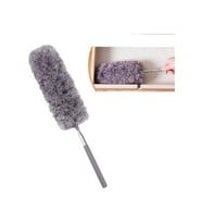 2 Metre Teleskopik Mikrofiber Toz Alma Fırçası, Gri, Uzatılabilir