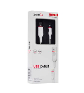 Zore ZCL-02 Lightning Usb Kablo (Beyaz)
