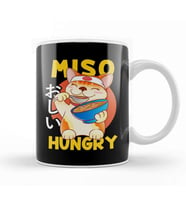 Cute Anime Dog Puppy Miso Hungry Pun Kawaii Kupa Bardak Porselen