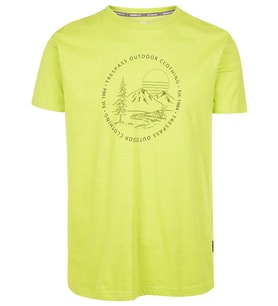 Trespass Glentress Erkek Outdoor Tişört Açık Yeşil