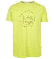 Trespass Glentress Erkek Outdoor Tişört Açık Yeşil