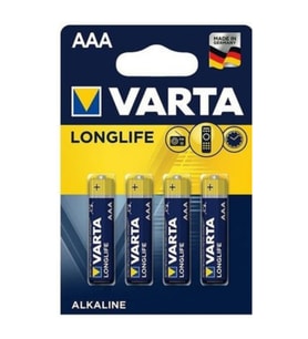 Alkalin Longlife Power AAA İnce Kalem Pil – 4’lü