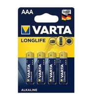 Alkalin Longlife Power AAA İnce Kalem Pil – 4’lü
