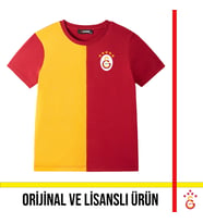 Galatasaray Lisanslı 5 yıldızlı Sarı Kırmızı Çocuk T-Shirt