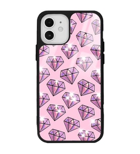 iPhone 12 Pro Diamond Tasarımlı Glossy Telefon Kılıfı